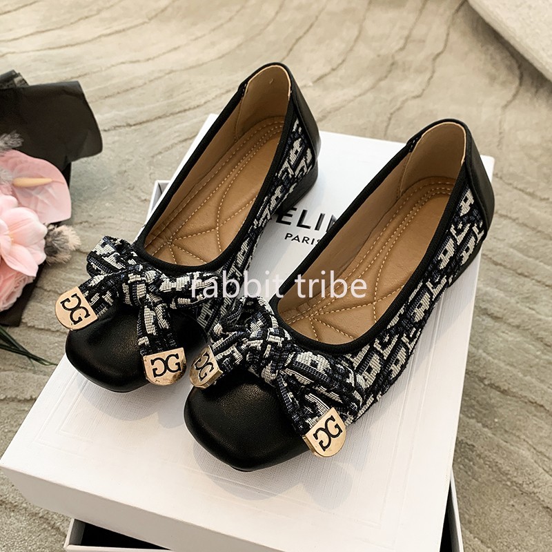 Embroidery Yes - Wygodne francuskie damskie buty na obcasie,
