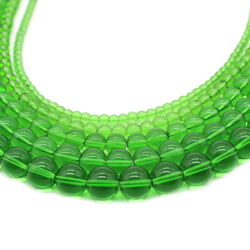 Kamień naturalny gładkie zielo – Embroidery Glass Beads recenzja i cena