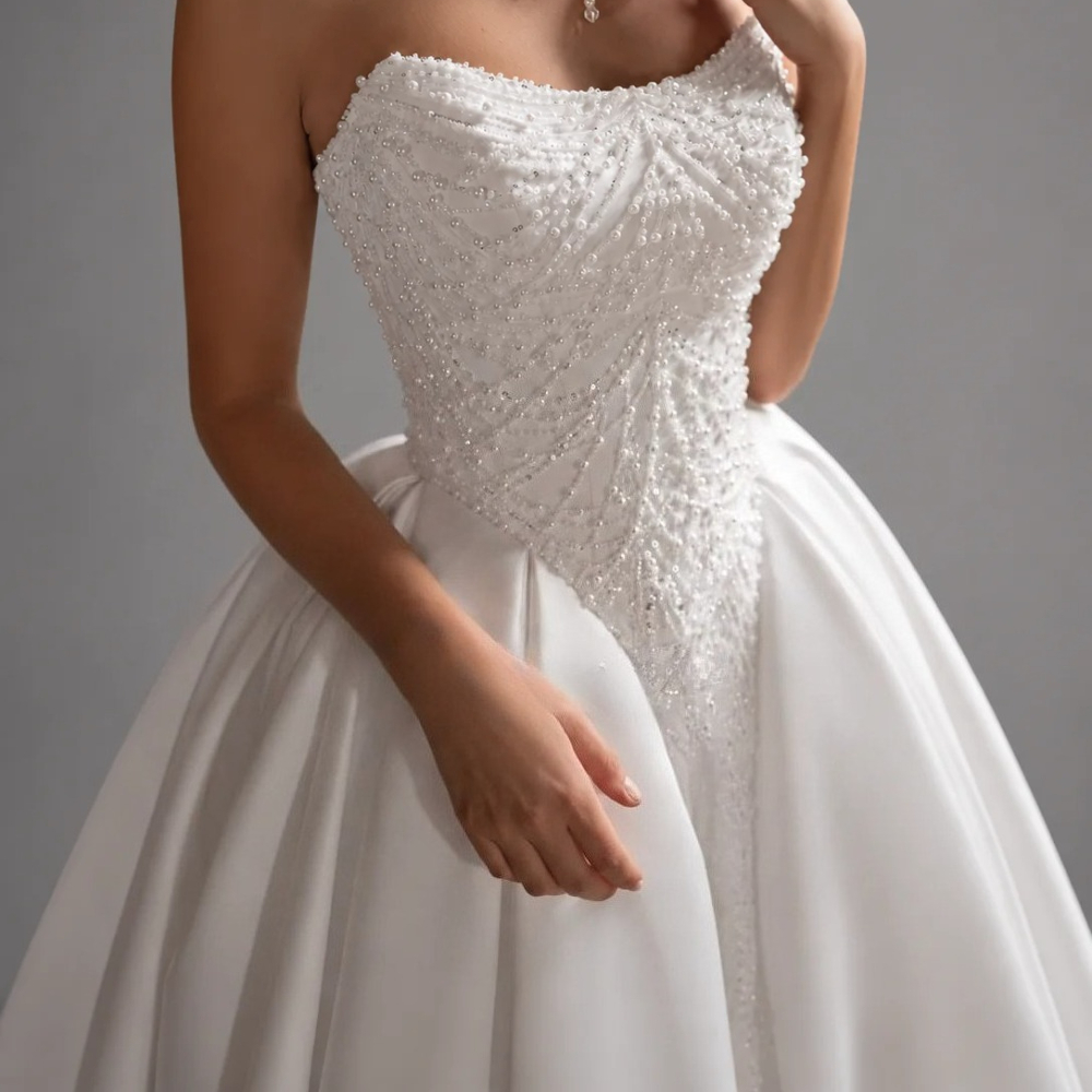 Elegancka suknia ślubna na zam – Embroidery Online Design recenzja i cena