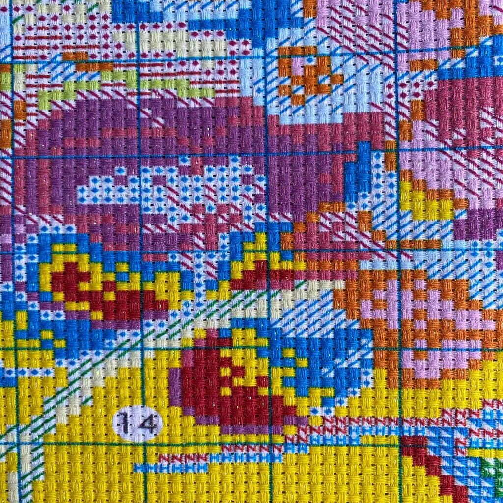 9ct 110x50cm czerwone z kwiato – Embroidery Job recenzja i cena