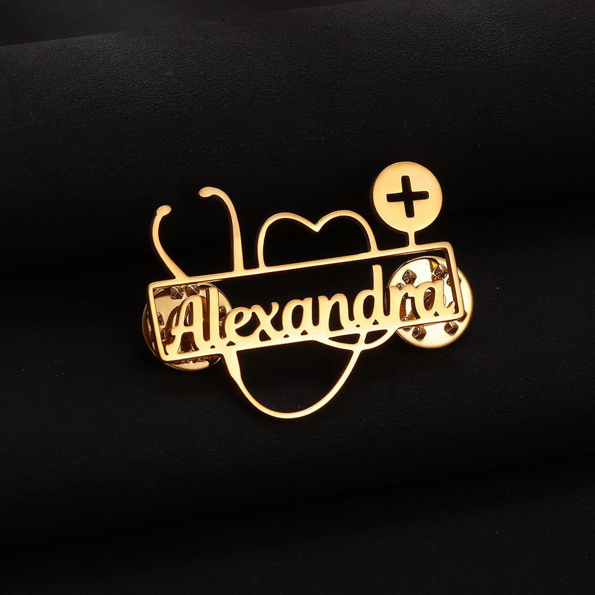Broszka Stetoskop Personalizow – Embroidery Name recenzja i cena