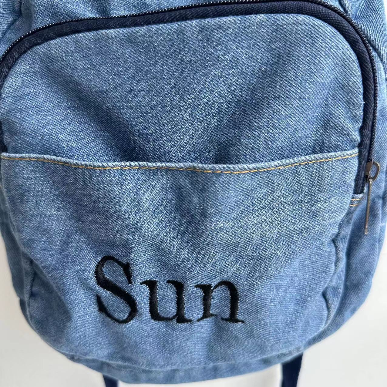 Plecak Denim dziewczęcy nowy t – Embroidery Name recenzja i cena