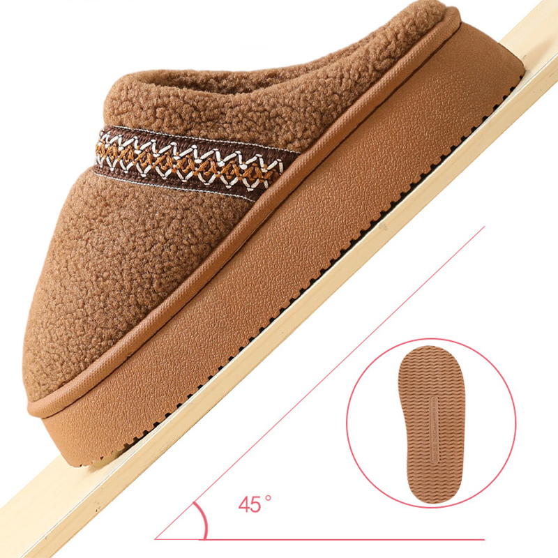 Zimowe ciepłe pluszowe kapcie  – Embroidery Yes recenzja i cena