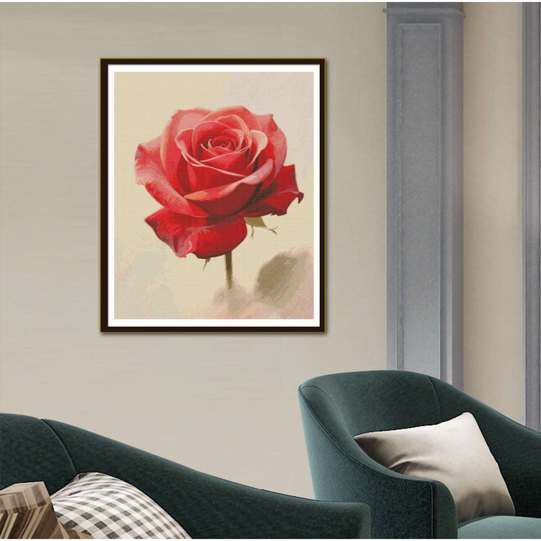 Haft krzyżykowy z motywem kwit – Embroidery Rose Stitch recenzja i cena