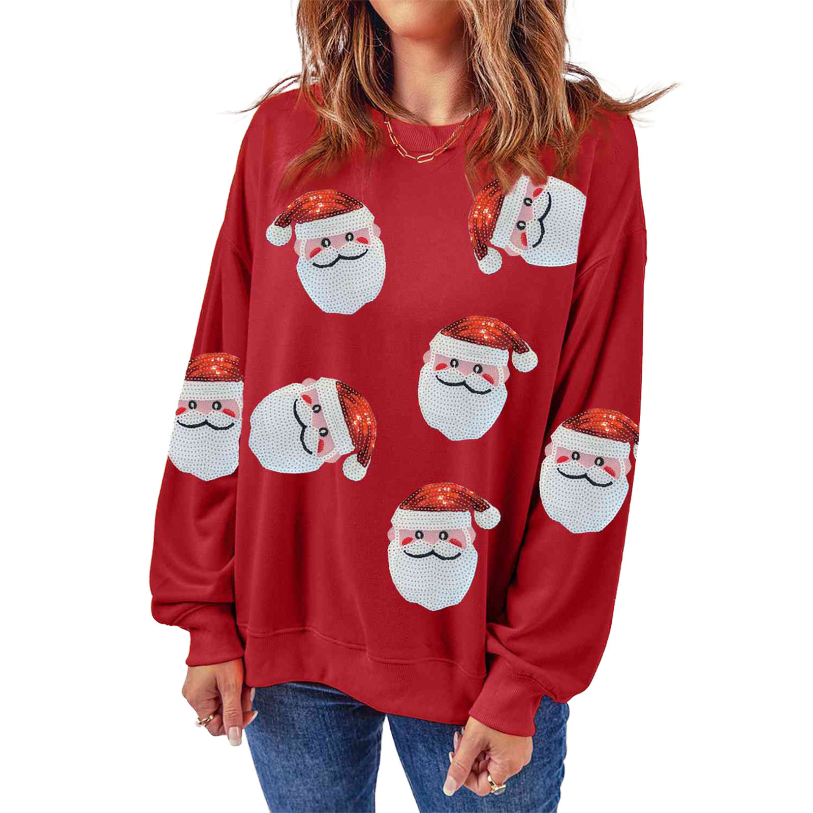 Świąteczny sweter z okrągłym d – Embroidery Online Design recenzja i cena