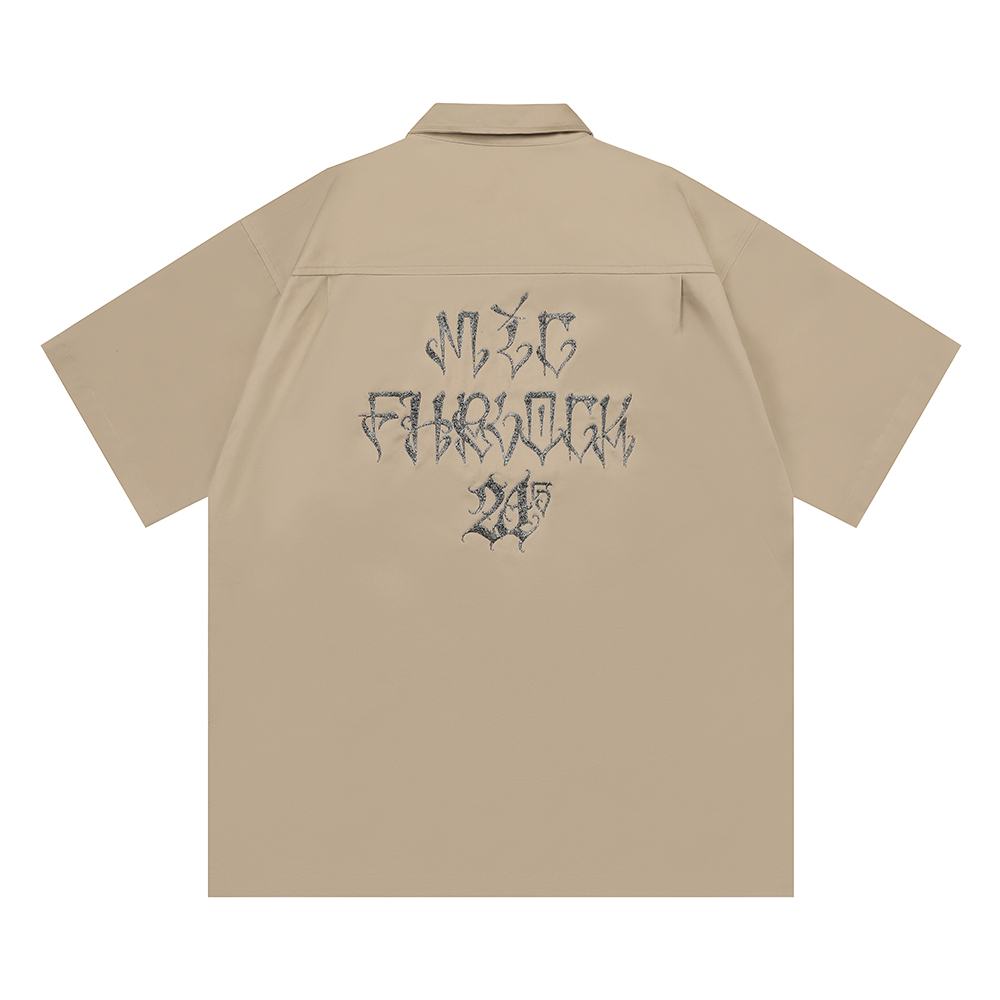 Koszula męska z krótkim rękawe – Embroidery Fonts recenzja i cena