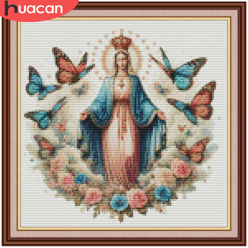 HUACAN Zestawy do haftowania,  – Embroidery Rose Stitch recenzja i cena
