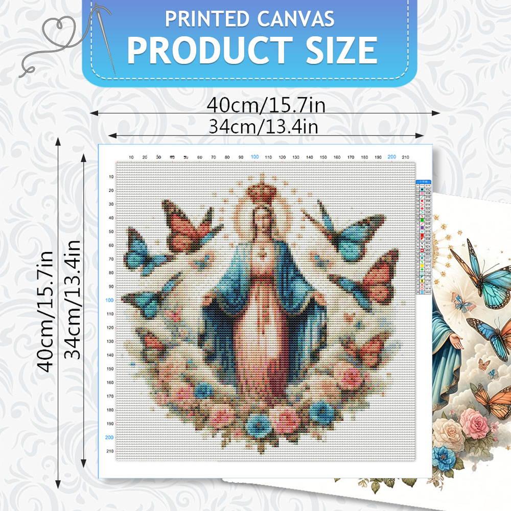 HUACAN Zestawy do haftowania,  – Embroidery Rose Stitch recenzja i cena