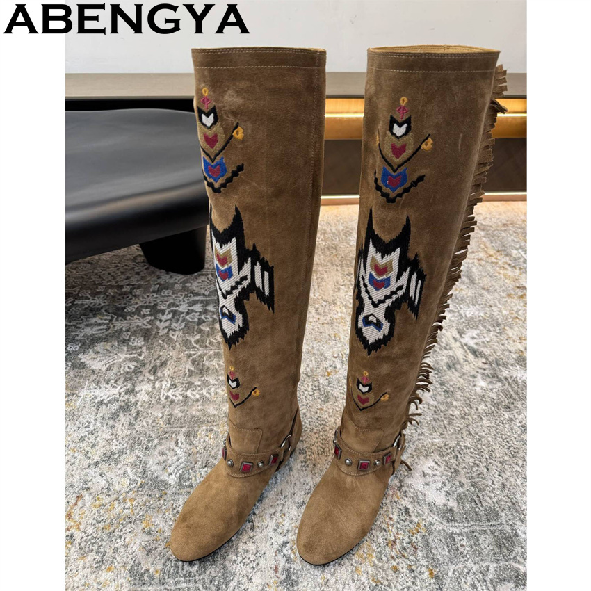 ABENGYA 2026 Zimowe Nowe Kozak – Embroidery Yes recenzja i cena