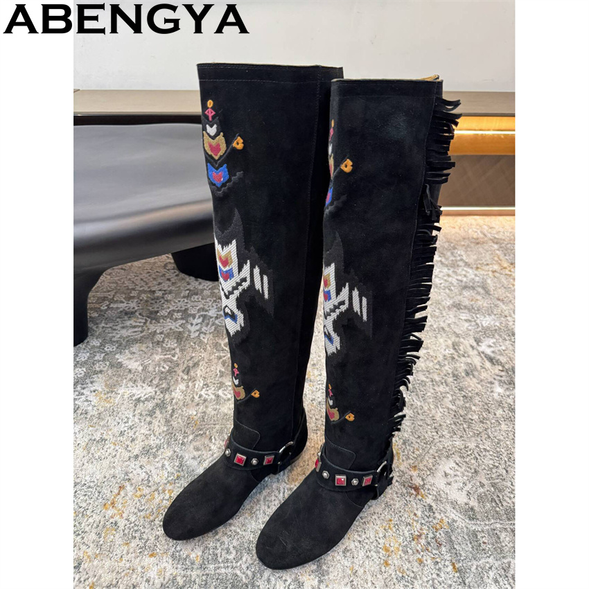 ABENGYA 2026 Zimowe Nowe Kozak – Embroidery Yes recenzja i cena