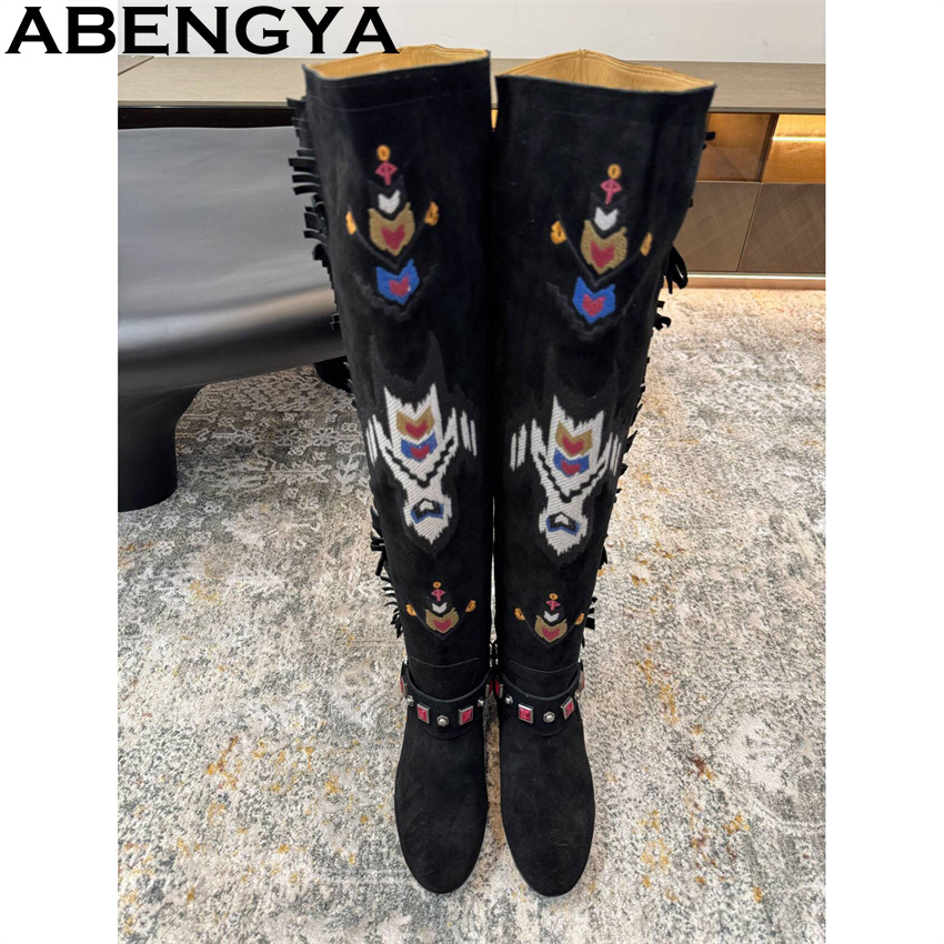 ABENGYA 2026 Zimowe Nowe Kozak – Embroidery Yes recenzja i cena