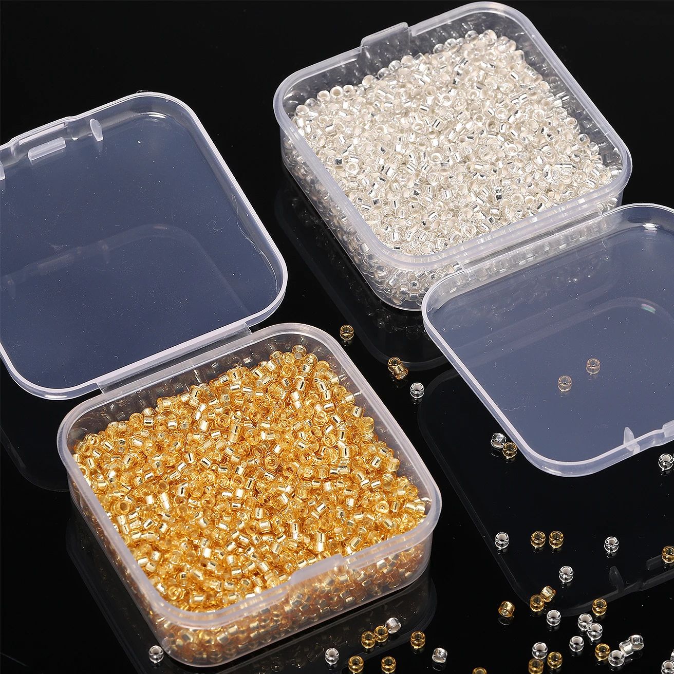 Koraliki 2,5 mm w pudełku tybe – Embroidery Glass Beads recenzja i cena