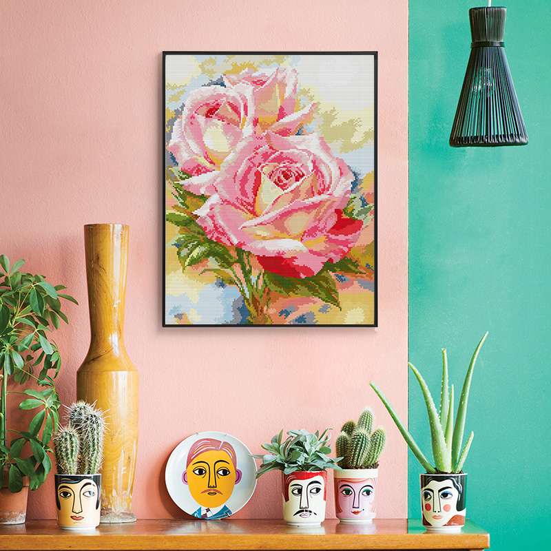 Joy Sunday Zestaw do haftu krz – Embroidery Rose Stitch recenzja i cena