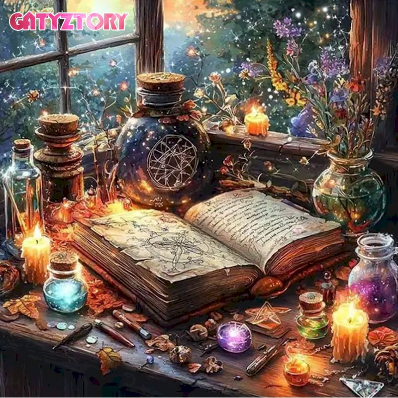 GATYZTORY 5D Książka do malowa – Embroidery Rose Stitch recenzja i cena
