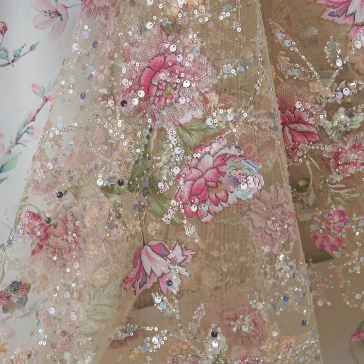 Luksusowa koronka z koralikami – Embroidery Jersey recenzja i cena