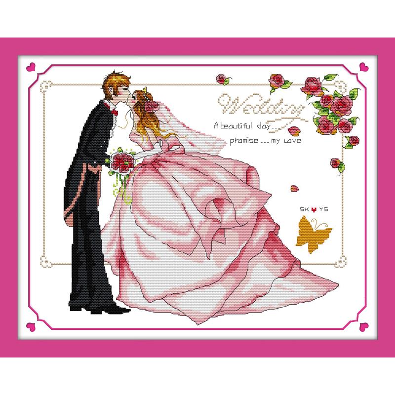 Seria ślubna liczenie ściegiem – Embroidery Job recenzja i cena