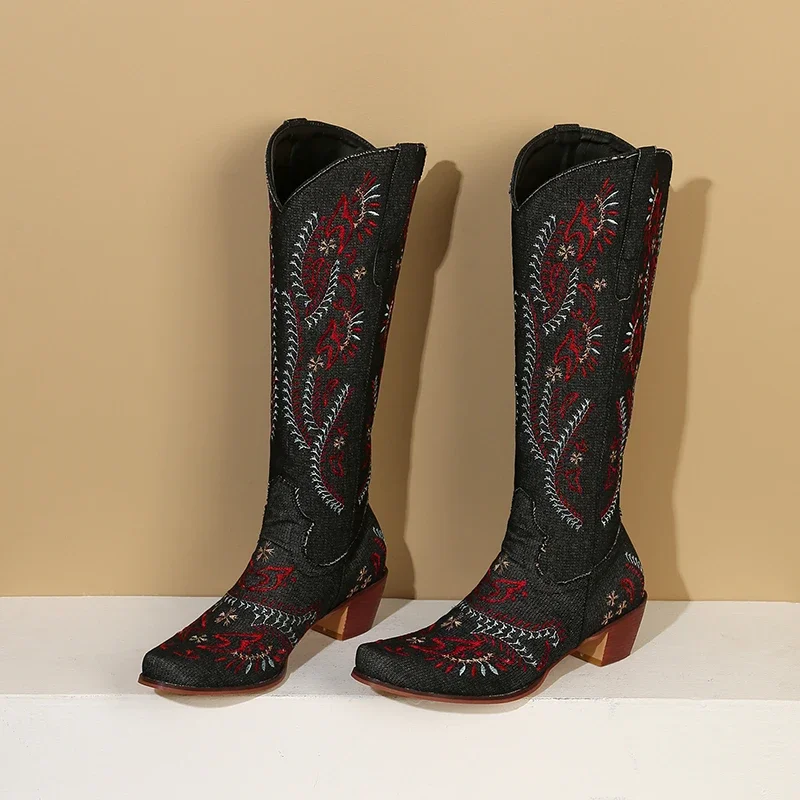 Niebieskie dżinsy Western Cowg – Embroidery Yes recenzja i cena