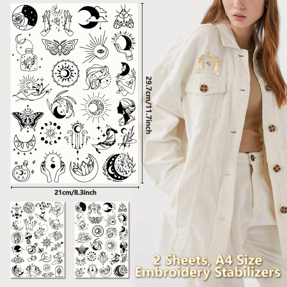 51Pcs Boho Moon Sun Rozpuszcza – Embroidery Pattern recenzja i cena